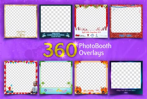 360 Photo Booth Overlay Template Free