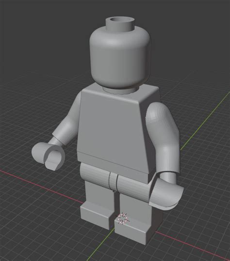 3d Printable Lego Minifigure