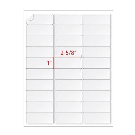3m 1 X 2 5 8 Labels Template