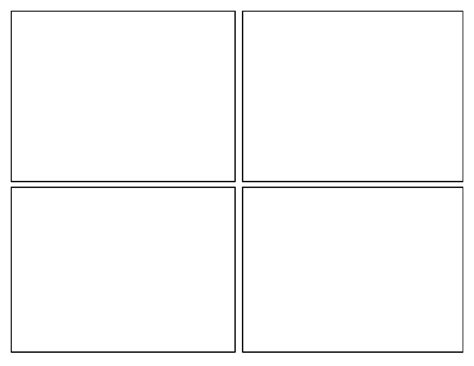 4 Squares Template