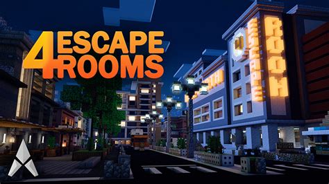 4 Escape Rooms Minecraft Walkthrough