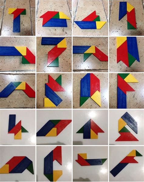 4 Piece Tangram Walkthrough
