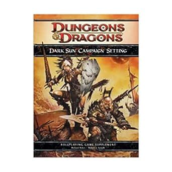 4th Edition Dark Sun Catalog