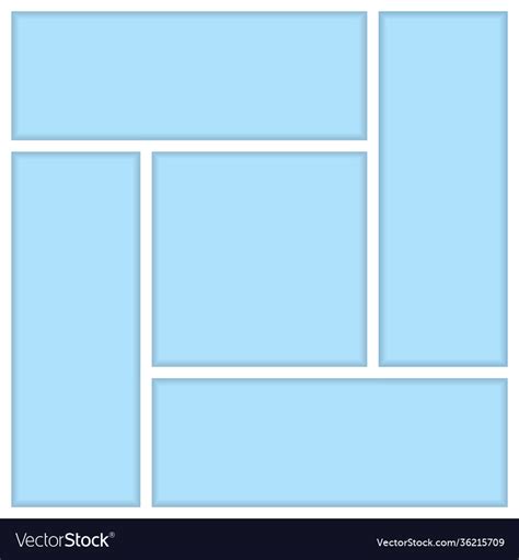 5 Photo Collage Template