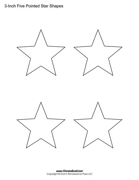 5 Point Star Template