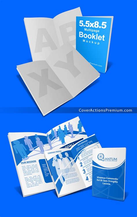 5.5 X 8.5 Booklet Template