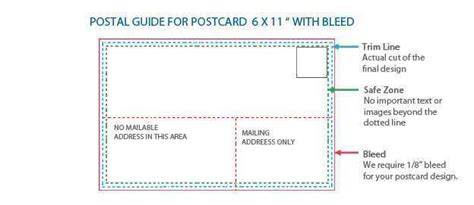 6x11 Postcard Template