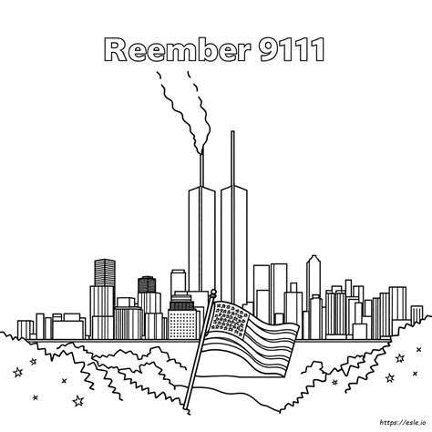 9/11 Coloring Pages Printable