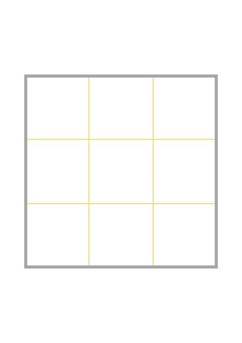 9 Square Template