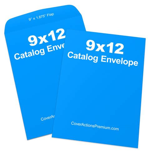 9x12 Catalog Envelope Template