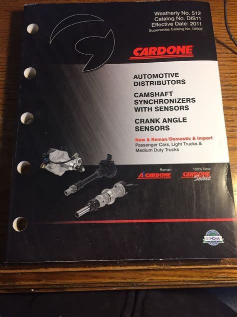A 1 Cardone Parts Catalog