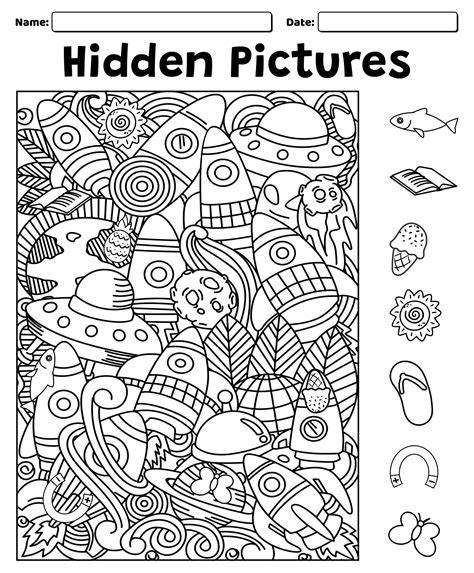 A Free Printable Hard To Solve Hidden Pucture Puzzle