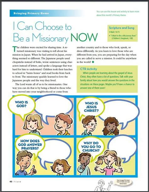 Abc's Of Missionary Work Printable Copy
