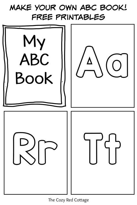 Abc Book Template Free