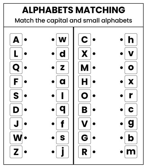 Abc Matching Printable