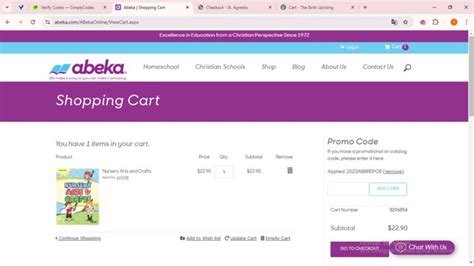 Abeka Catalog Code
