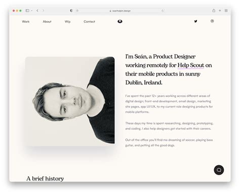 About Me Template For Website