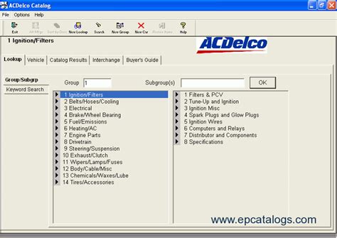 Ac Delco Parts Catalog