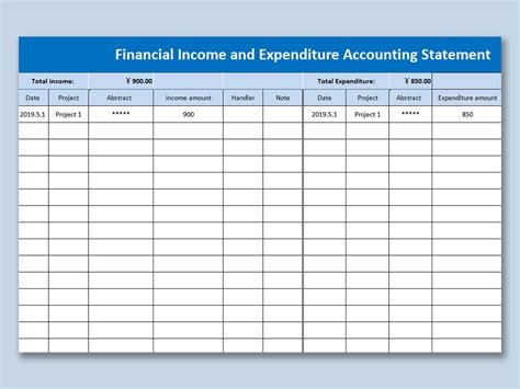 Accounting Excel Templates