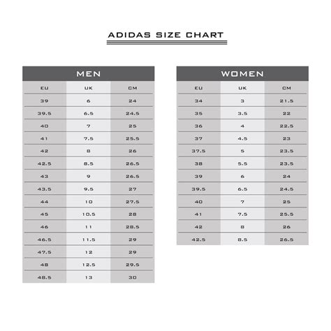 Adidas Sizing Chart