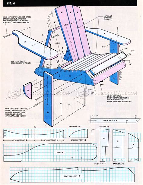 Adirondack Chair Template