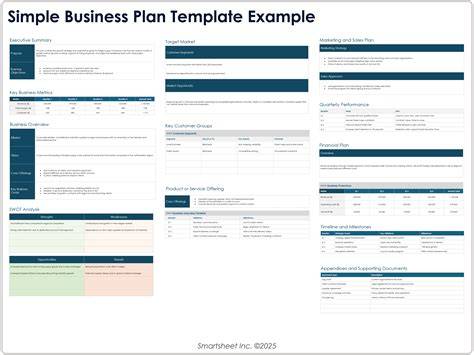 Adobe In Design Free Business Plan Template