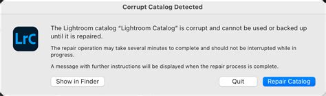 Adobe Unable To Repair Corrupt Catalog