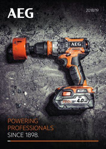 Aeg Power Tools Catalogue Germany