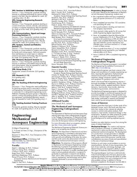 Aerospace Engineering Uc Davis Catalog