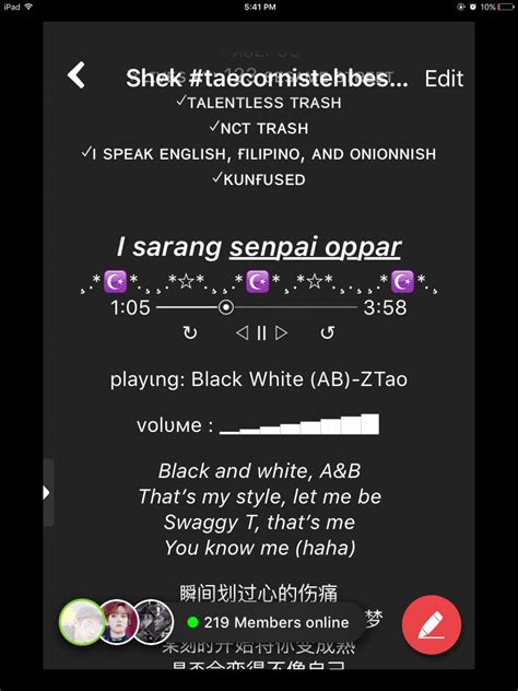 Aesthetic Bio Template Copy And Paste