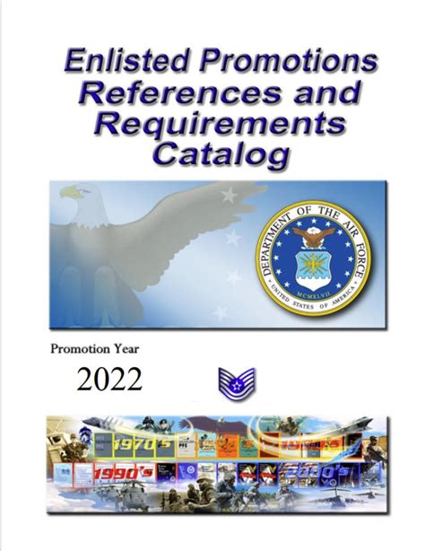 Air Force Enlisted Promotions References And Requirements Catalog