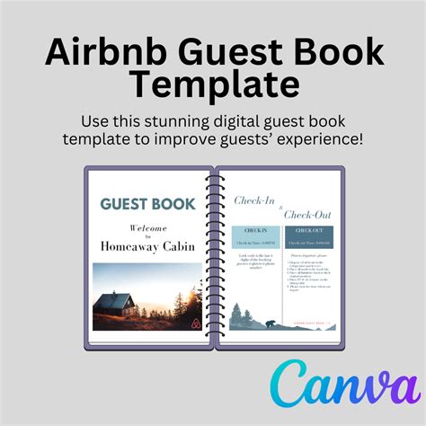 Airbnb Guest Book Template
