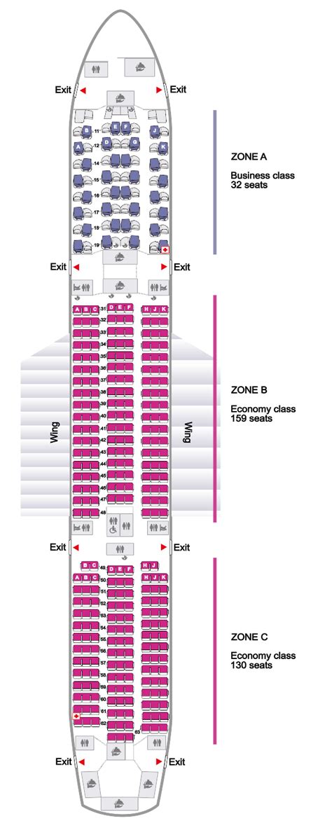 Airbus 350-900 Seating Chart