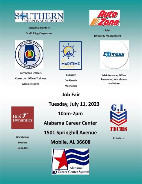 Alabama Career Center Mobile Al