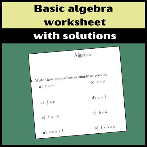 Algebra Templates