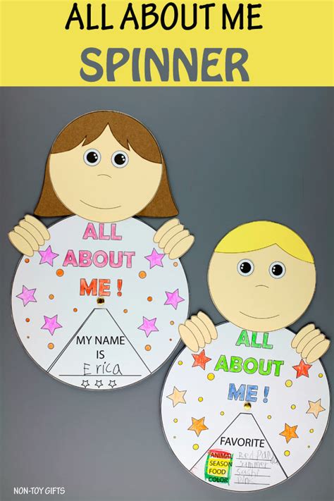 All About Me Craft Printable