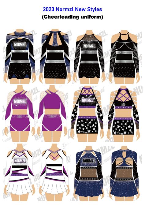 All Star Cheer Uniform Design Template