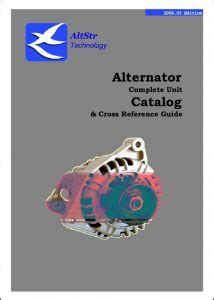 Alternator Cross Reference Catalog