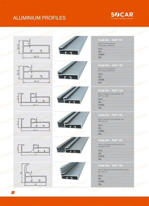 Aluminium Profile Catalog