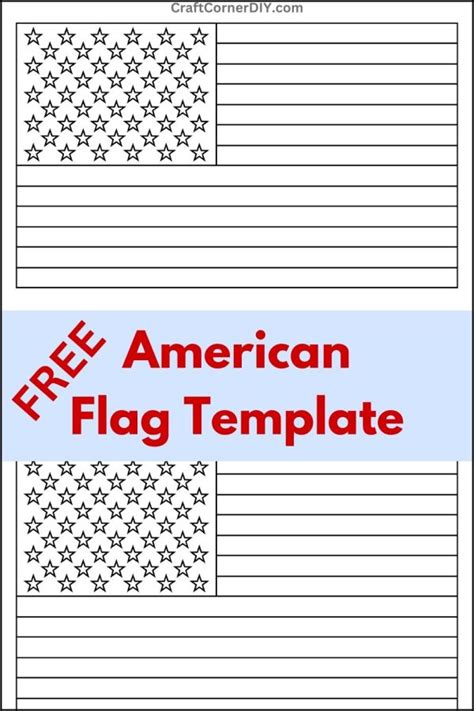 American Flag Template
