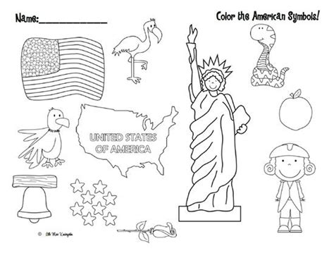 American Symbols Printable
