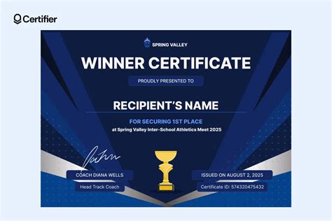 And The Winner Is Template