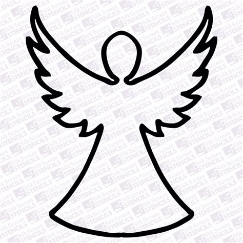 Angel Stencil Printable