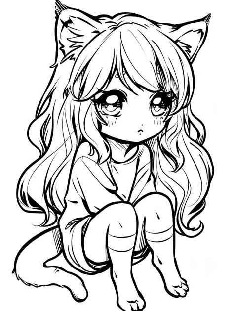 Anime Colouring Pages Printable