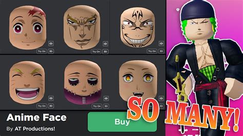 Anime Face Roblox Catalog