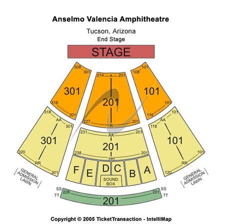 Anselmo Valencia Amphitheater Seating Chart
