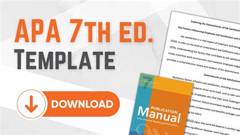 Apa 7th Edition Template Word Download