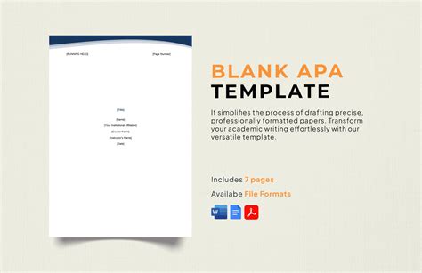 Apa Format Template Free Download