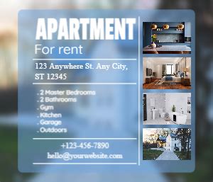 Apartment For Rent Template