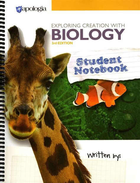 Apologia Exploring Creation With Biology Notebook Printable